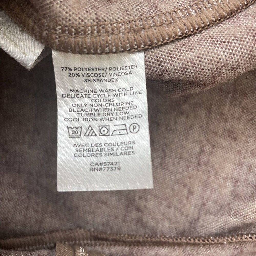 Ann Taylor Pants Womens Small Skinny Beige Burgundy Red Leopard Print Legging - Picture 6 of 12